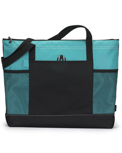 Gemline Select Zippered Tote TURQUOISE