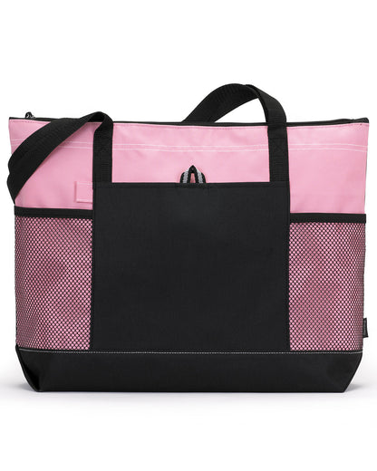 Gemline Select Zippered Tote PEONY PINK