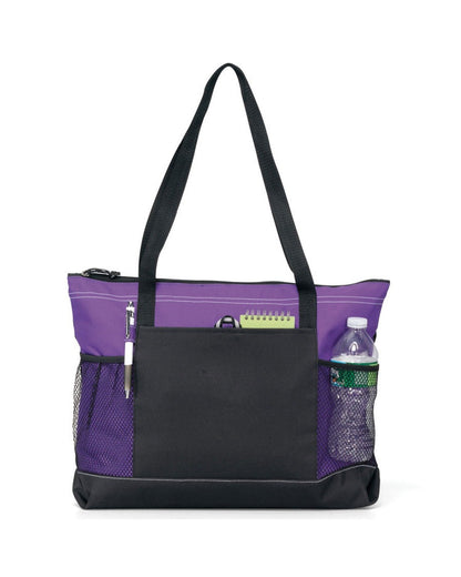 Gemline Select Zippered Tote PURPLE