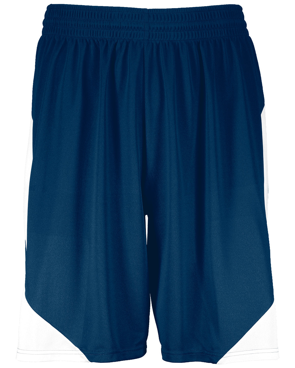 Augusta Sportswear Adult Step-Back Basketball Short NAVY WHITE