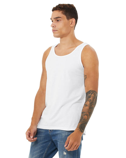 Bella + Canvas Unisex Jersey Tank WHITE