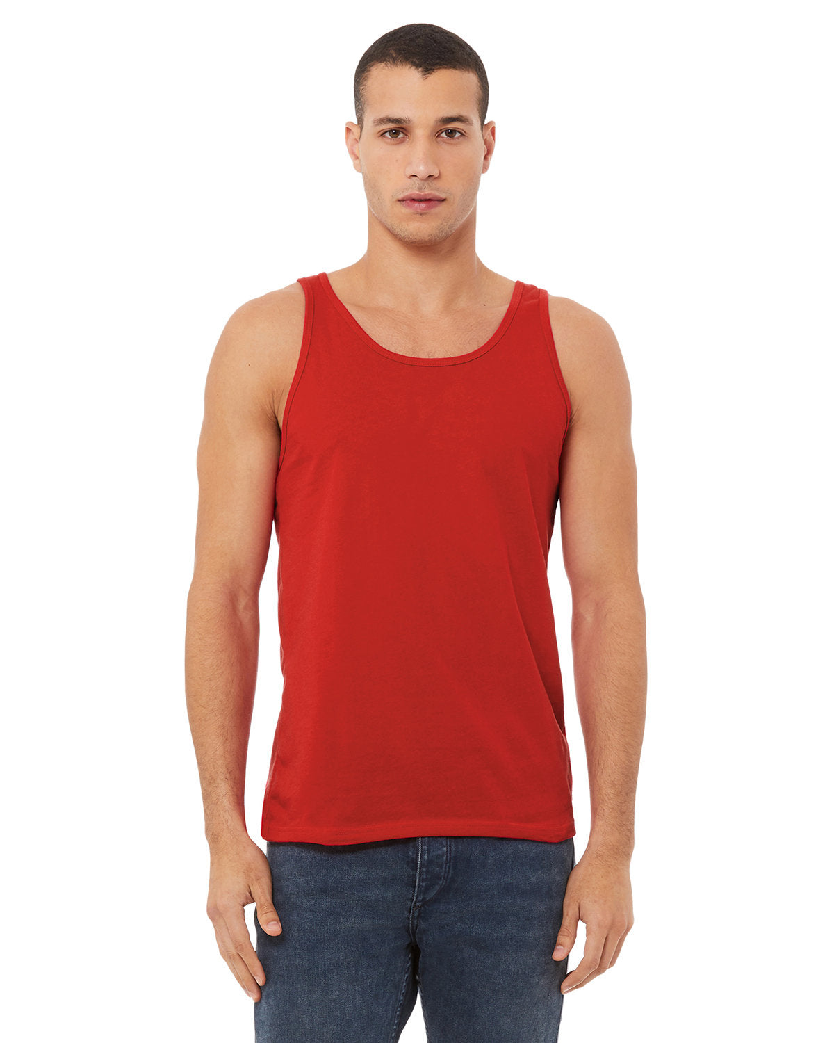 Bella + Canvas Unisex Jersey Tank RED