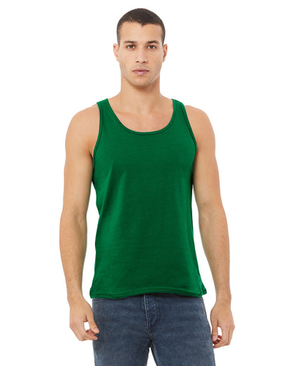 Bella + Canvas Unisex Jersey Tank KELLY GREEN