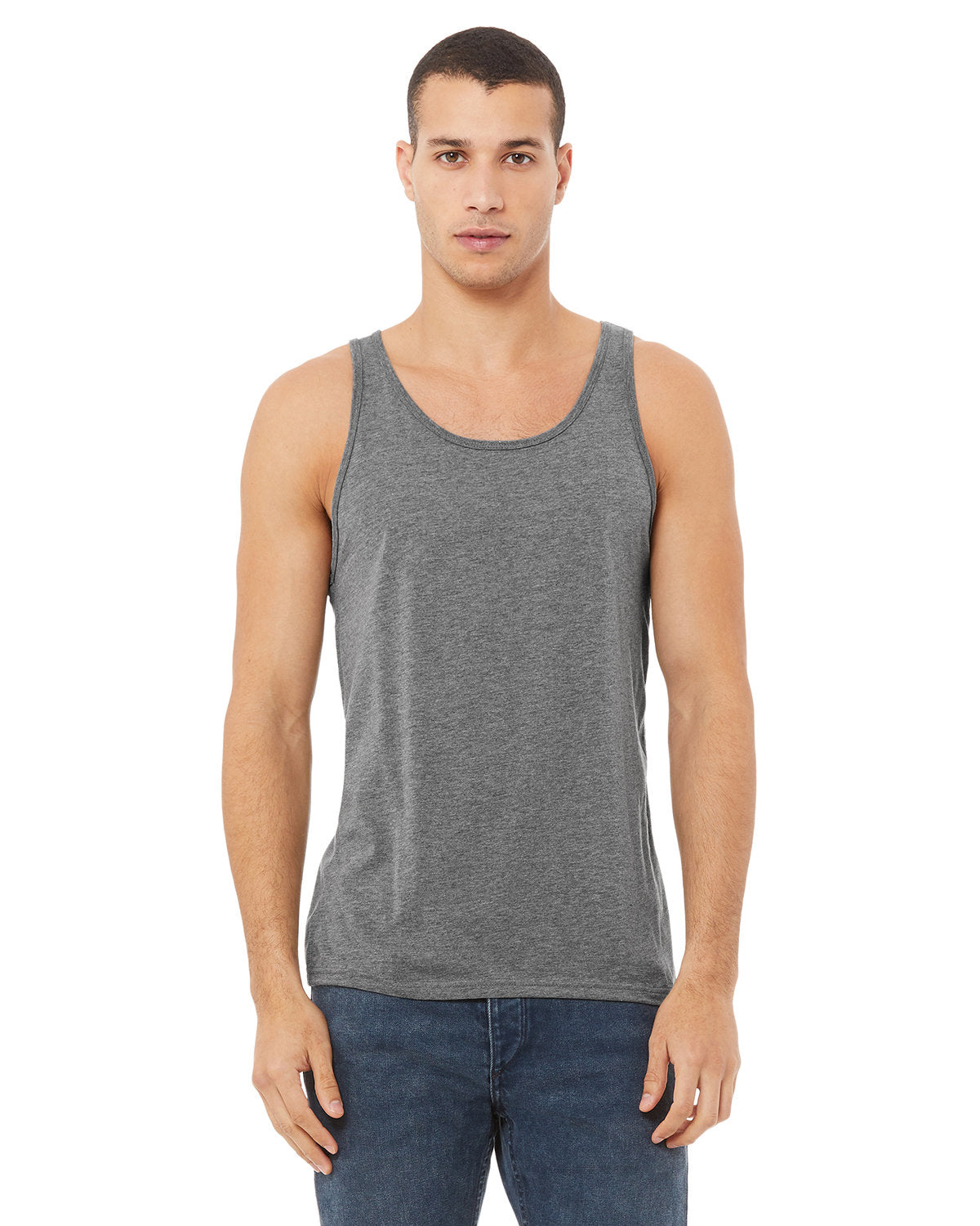 Bella + Canvas Unisex Triblend Tank GREY TRIBLEND