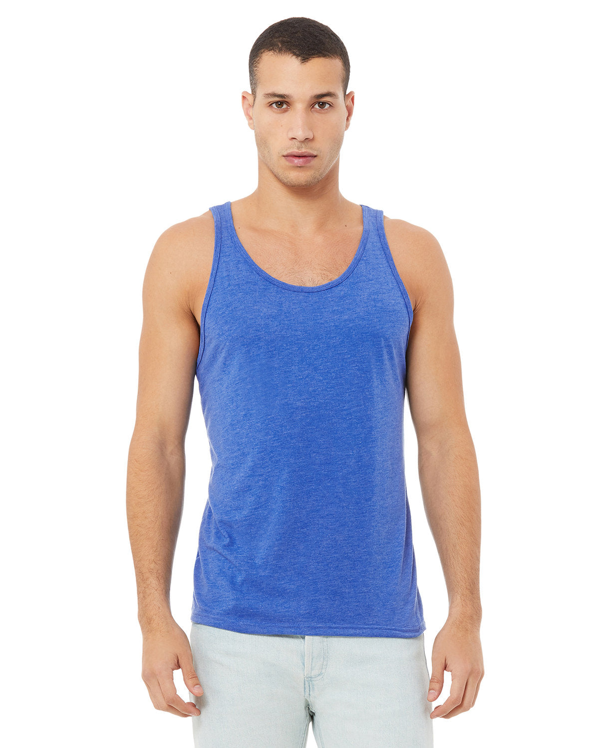 Bella + Canvas Unisex Triblend Tank TR ROYAL TRIBLND