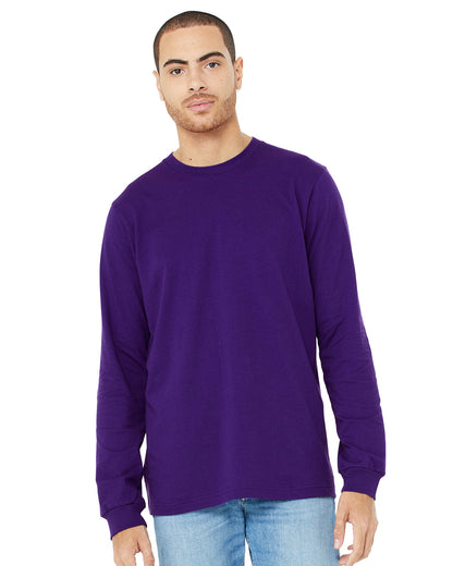 Bella + Canvas Unisex Jersey Long-Sleeve T-Shirt TEAM PURPLE