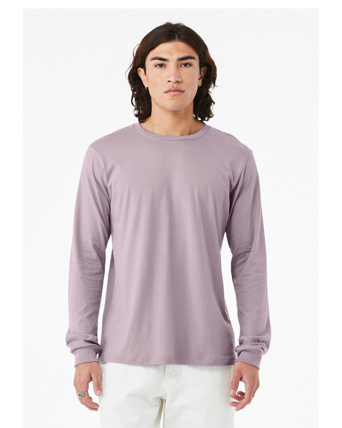 Bella + Canvas Unisex Jersey Long-Sleeve T-Shirt LIGHT VIOLET