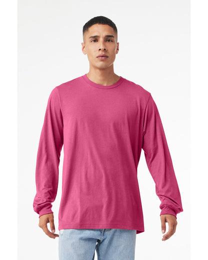 Bella + Canvas Unisex Jersey Long-Sleeve T-Shirt BERRY