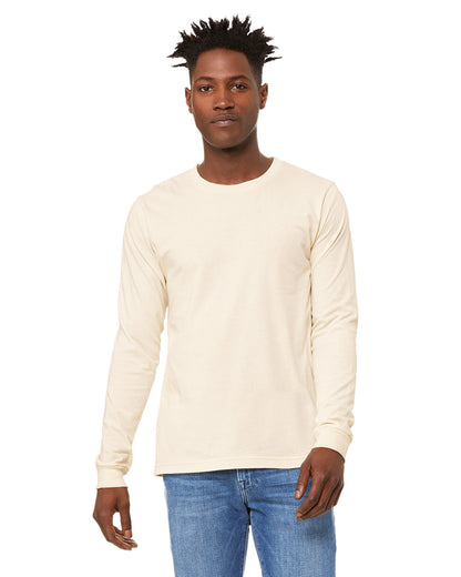 Bella + Canvas Unisex Jersey Long-Sleeve T-Shirt NATURAL