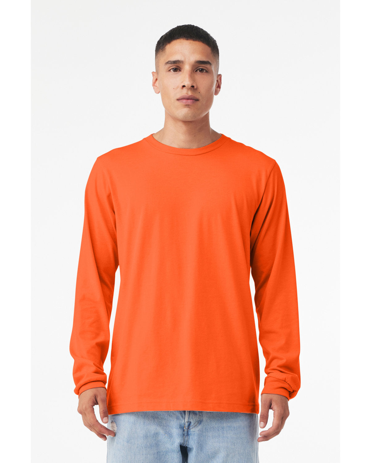 Bella + Canvas Unisex Jersey Long-Sleeve T-Shirt ORANGE