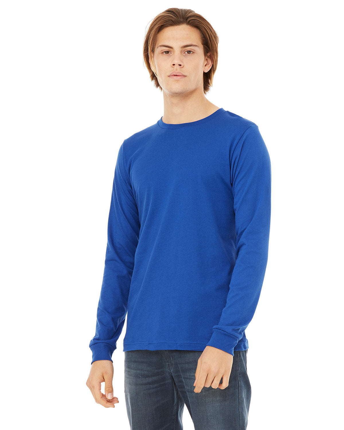 Bella + Canvas Unisex Jersey Long-Sleeve T-Shirt TRUE ROYAL