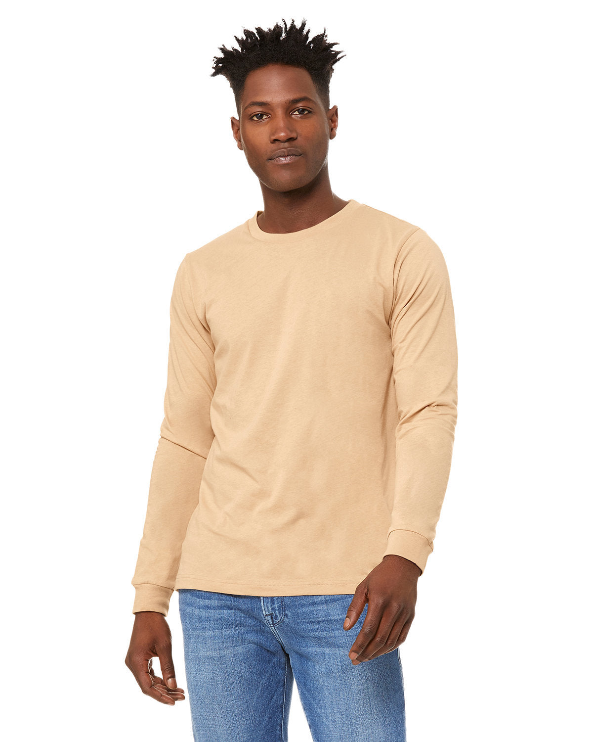 Bella + Canvas Unisex Jersey Long-Sleeve T-Shirt SAND DUNE