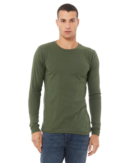 Bella + Canvas Unisex Jersey Long-Sleeve T-Shirt MILITARY GREEN