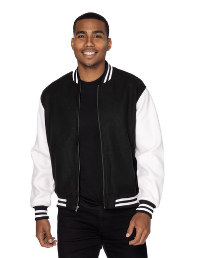 Threadfast Apparel Unisex Legend Jacket BLACK WHITE