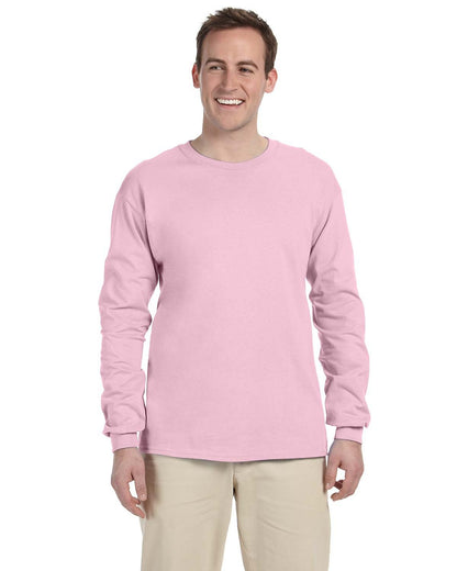 Fruit of the Loom Adult HD Cotton™ Long-Sleeve T-Shirt CLASSIC PINK