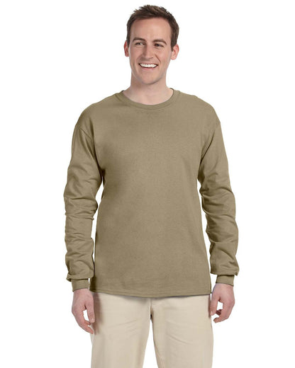 Fruit of the Loom Adult HD Cotton™ Long-Sleeve T-Shirt KHAKI