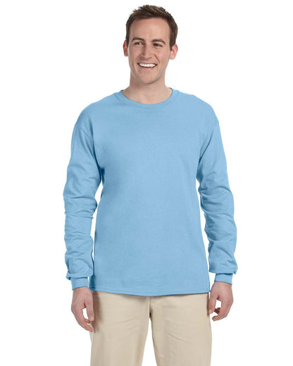 Fruit of the Loom Adult HD Cotton™ Long-Sleeve T-Shirt LIGHT BLUE