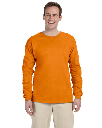 Fruit of the Loom Adult HD Cotton™ Long-Sleeve T-Shirt TENNESSEE ORANGE