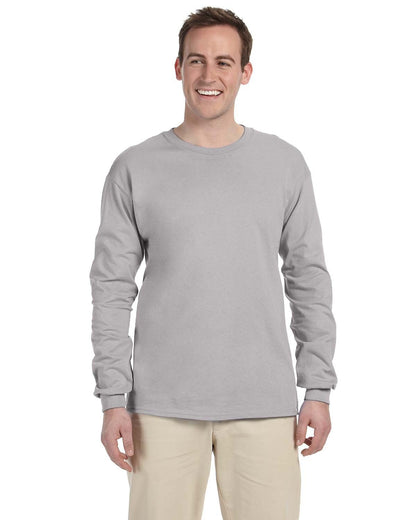 Fruit of the Loom Adult HD Cotton™ Long-Sleeve T-Shirt SILVER