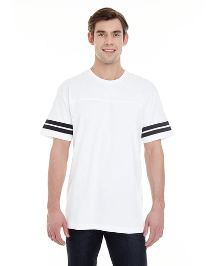 LAT Men's Football T-Shirt WHITE BLACK