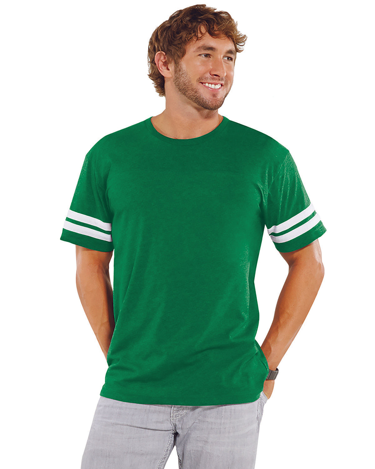 LAT Men's Football T-Shirt VN GREEN BD WHT