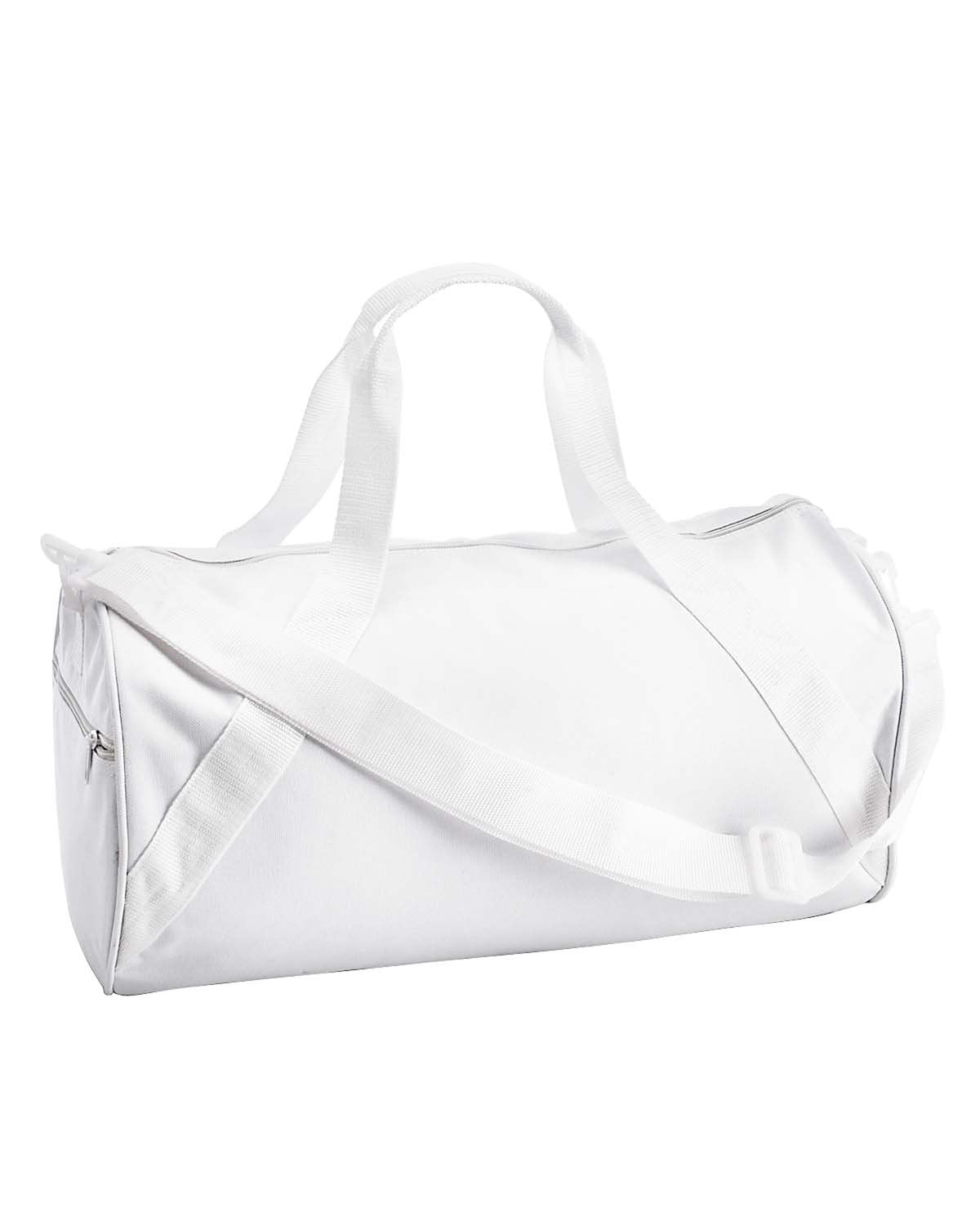 Liberty Bags Barrel Duffel WHITE