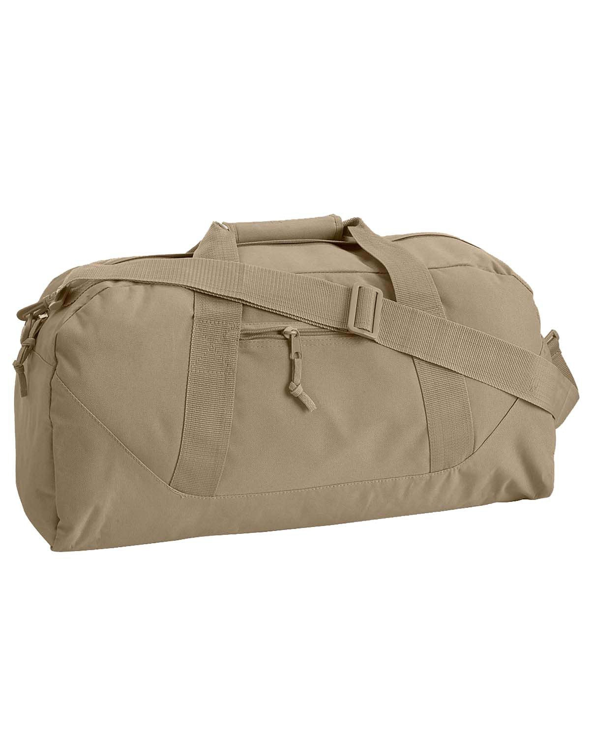 Liberty Bags Game Day Large Square Duffel LIGHT TAN