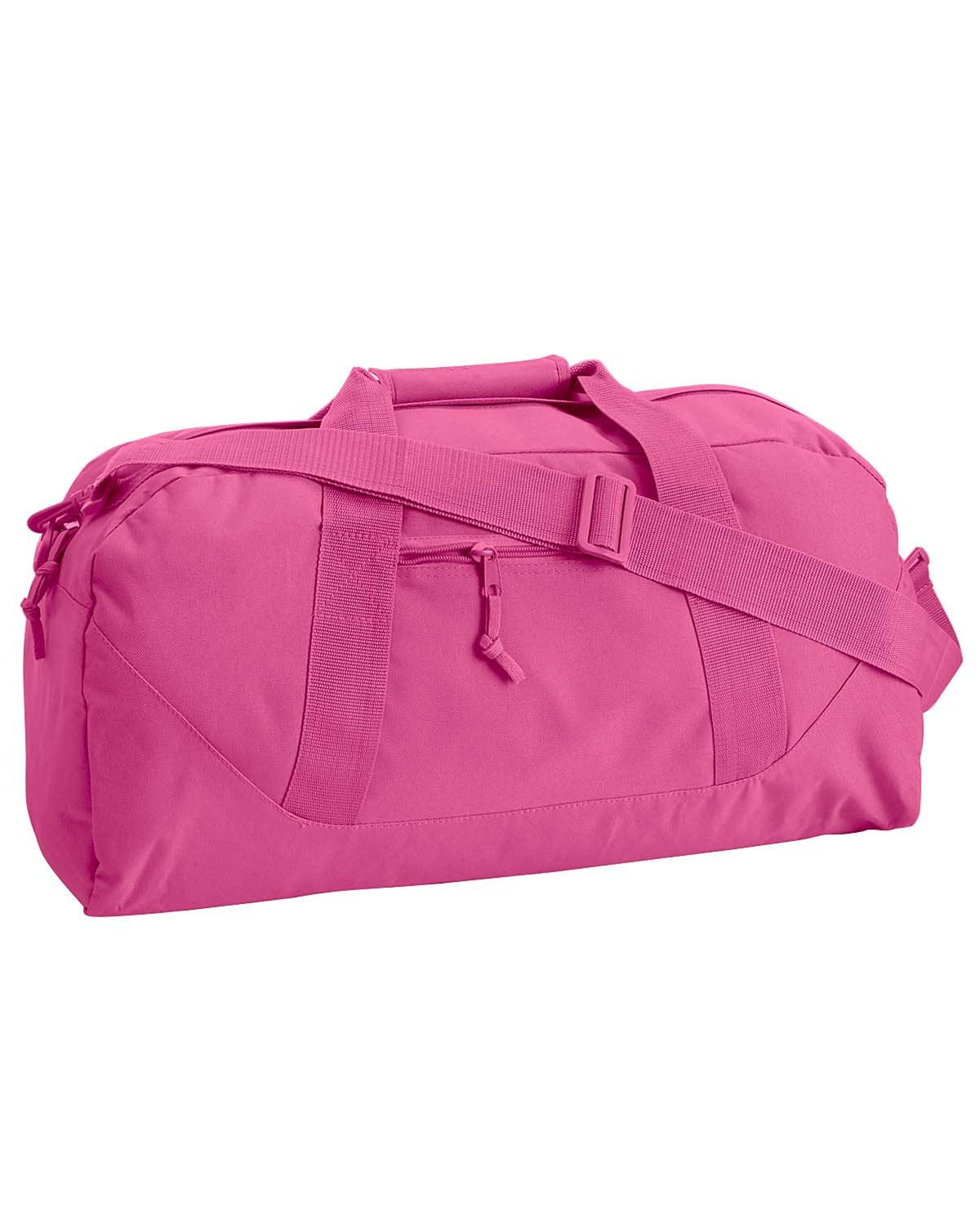 Liberty Bags Game Day Large Square Duffel HOT PINK