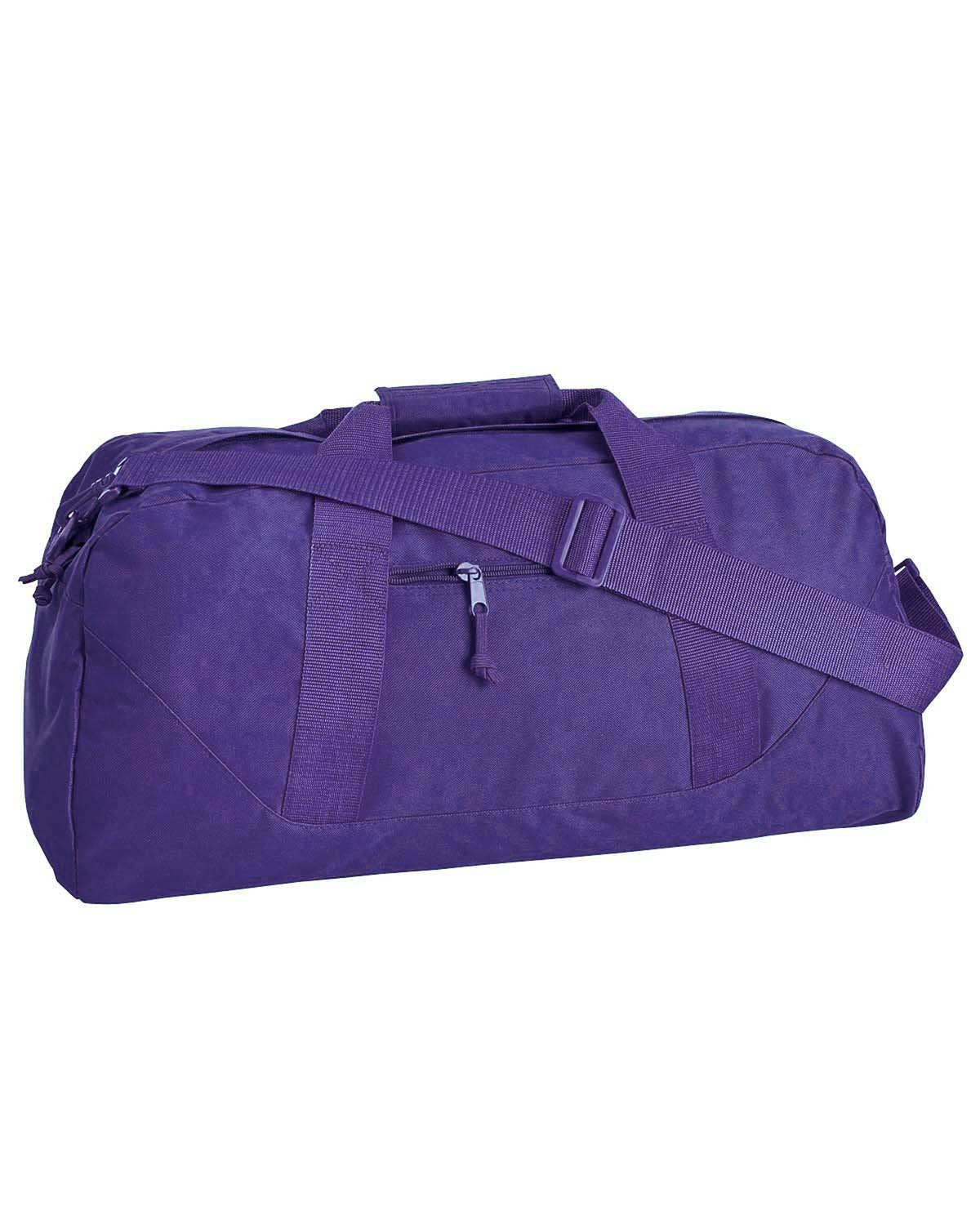 Liberty Bags Game Day Large Square Duffel PURPLE