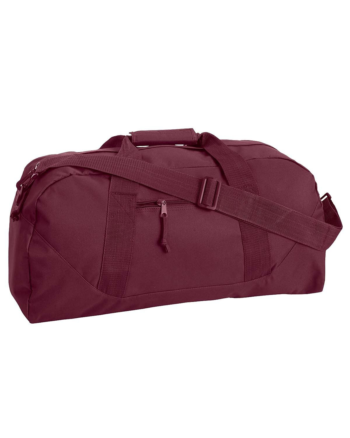 Liberty Bags Game Day Large Square Duffel MAROON