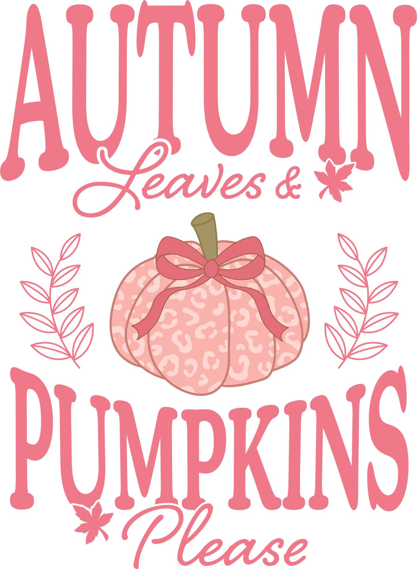 Autumn Pumpkin - Ready To Press DTF Transfers