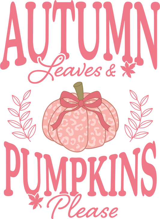 Autumn Pumpkin - Ready To Press DTF Transfers