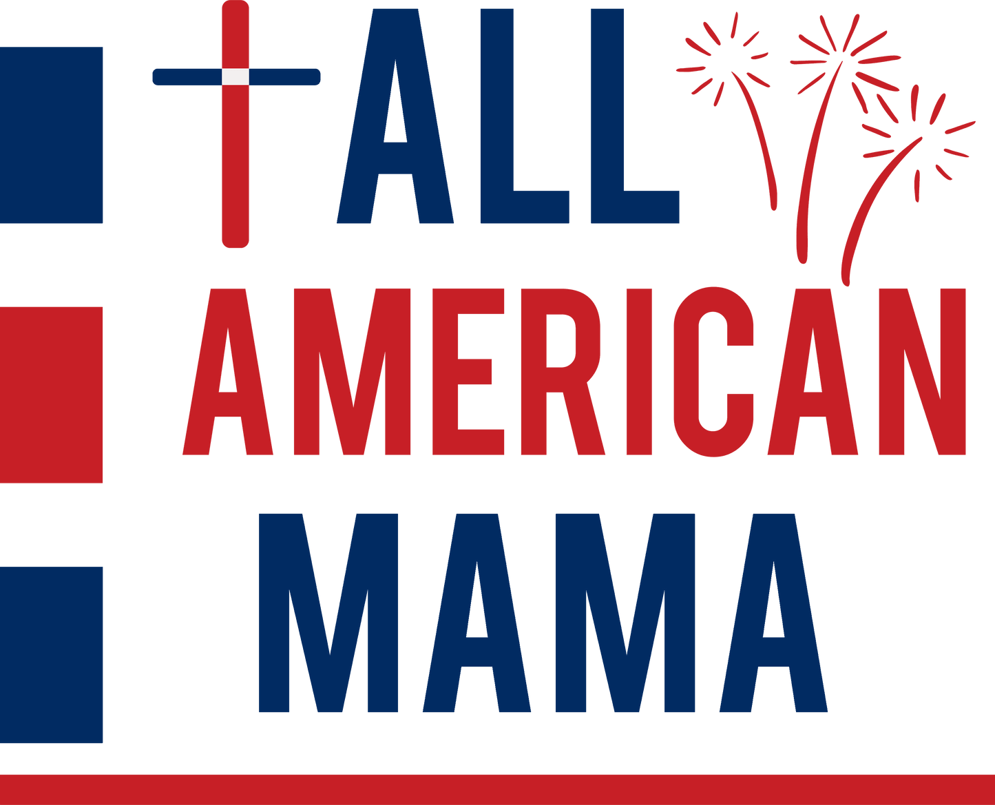 All American Mama - 1040 Ready to Press DTF Transfer  Buy Bulk DTF   