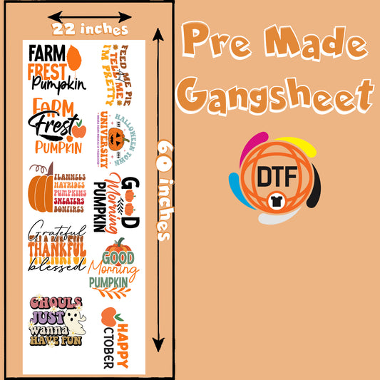 Autumn Vibes Crew Premade DTF Gangsheet