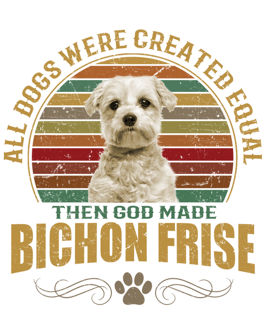 Bichon Frise Dog Lover Unisex Men’s T-Shirt Ready To Press DTF Transfer