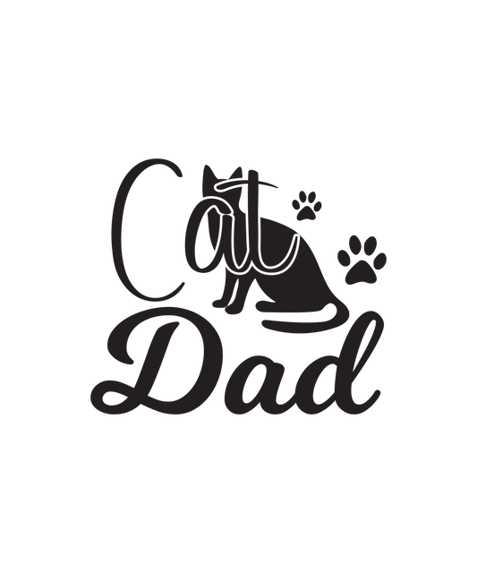 Cat Dad - Ready To Press DTF Transfer