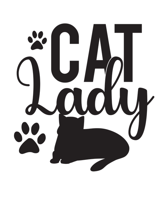 Cat Lady - Ready To Press DTF Transfer