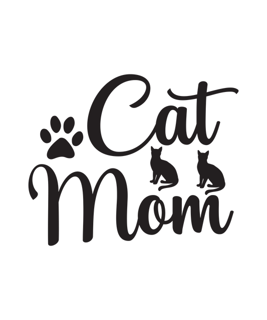 Cat Mom - Ready To Press DTF Transfer
