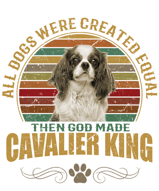 Cavalier King Dog Lover Unisex Men’s T-Shirt Ready To Press DTF Transfer