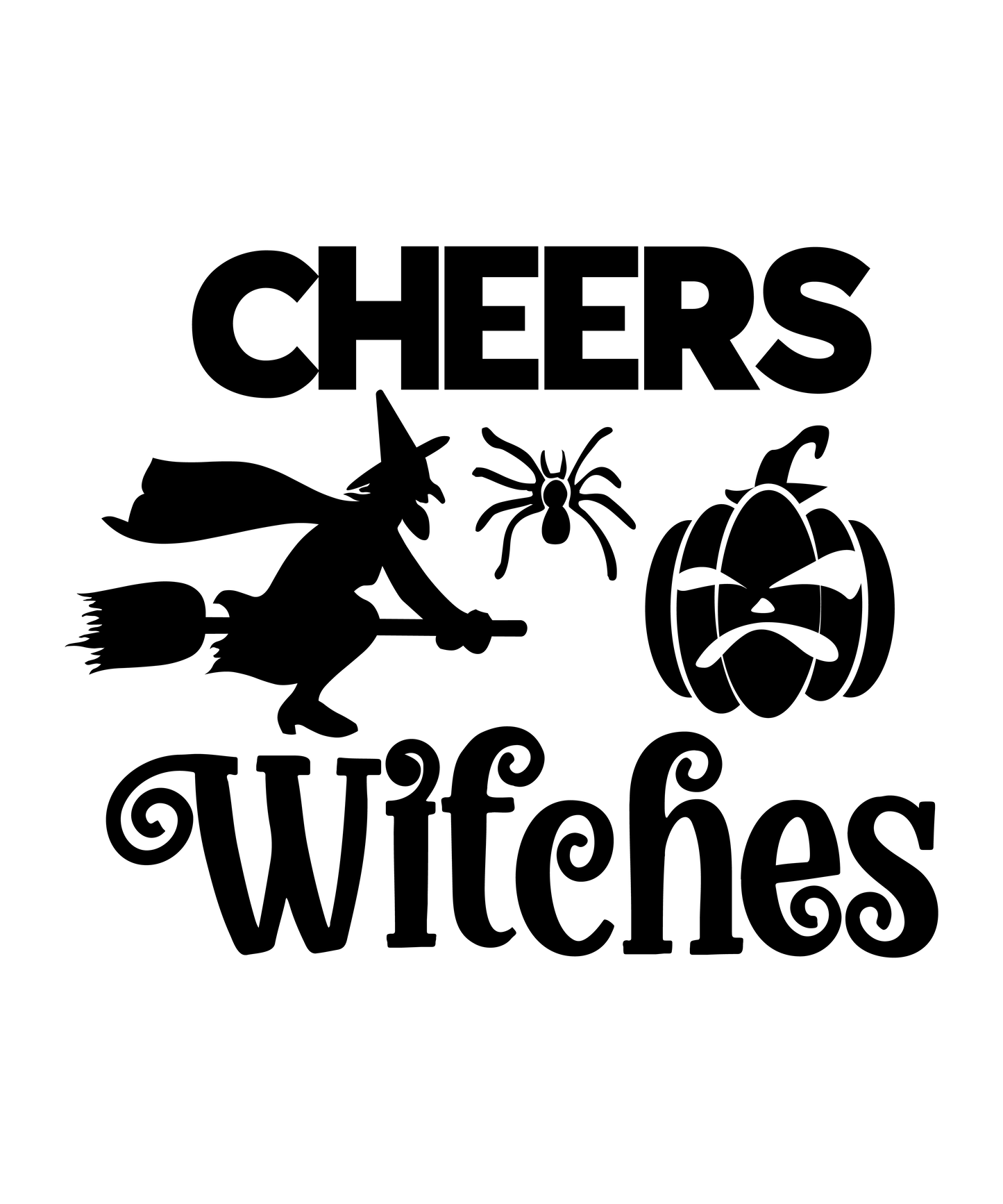 Cheers Witches-01 Ready To Press DTF Transfer