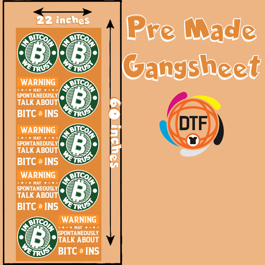 Crypto Kings Collective Premade DTF Gangsheet