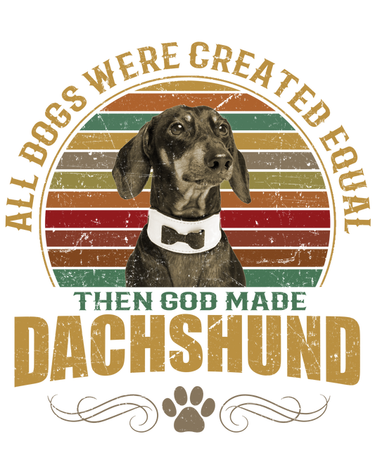 Dachshund Dog Lover Unisex Men’s T-Shirt Ready To Press DTF Transfer