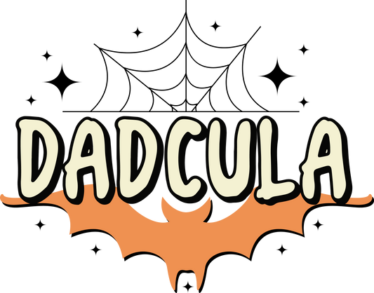 Dadcula Ghosts and Spiderwebs Ready To Press DTF Transfer