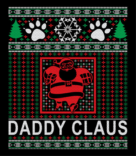 Daddy Santa Claus Ugly Christmas Sweater Party Ready To Press DTF Transfer