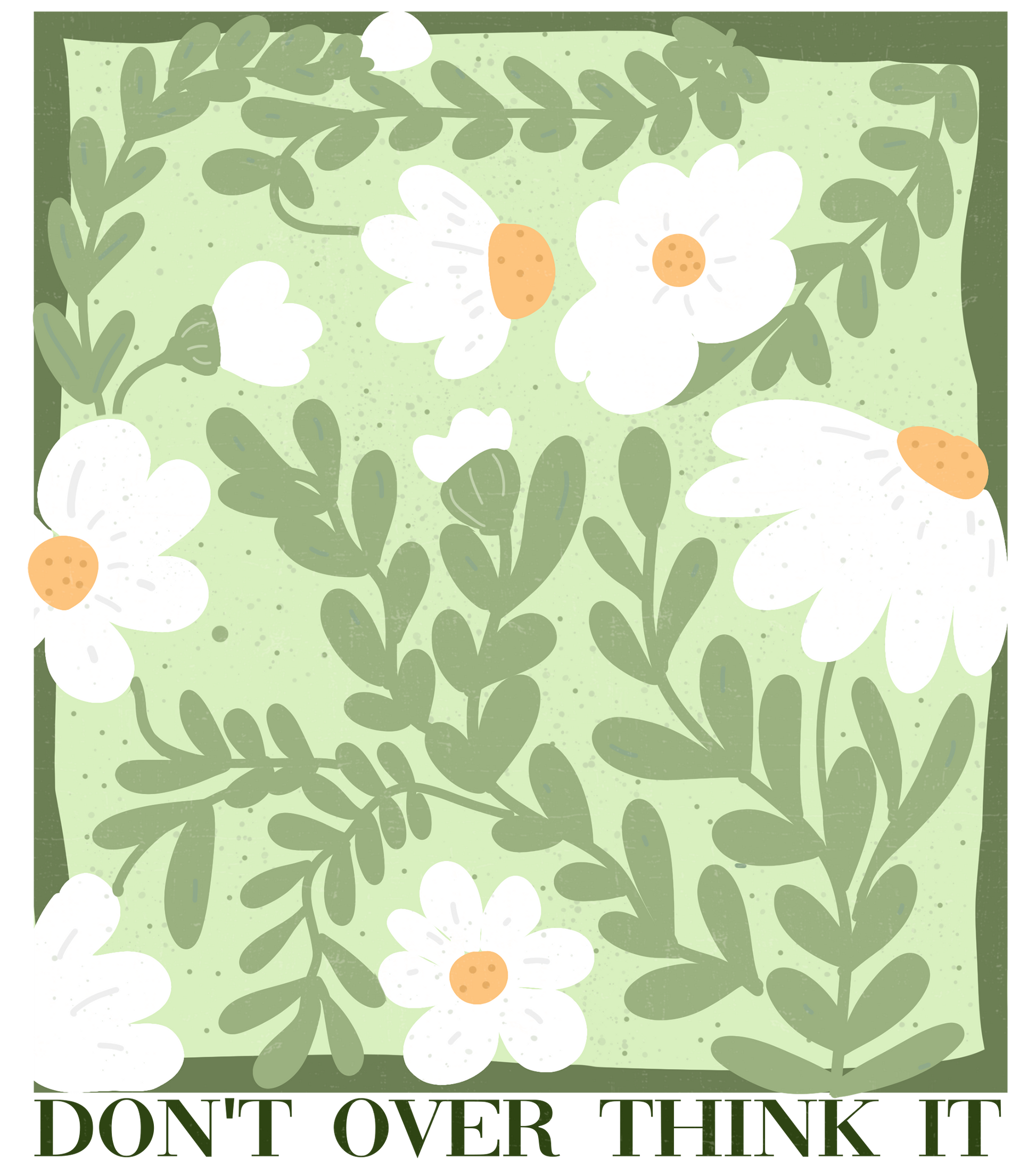 Earthy Floral Harmony - Ready To Press DTF Transfers