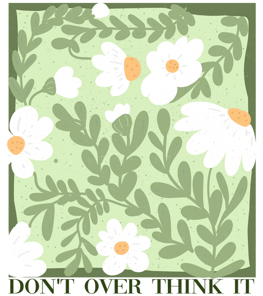 Earthy Floral Harmony - Ready To Press DTF Transfers