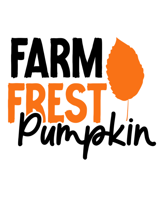 Farm Frest Pumpkin-2 Ready To Press DTF Transfer