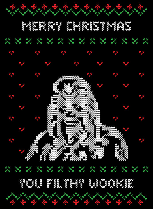 Filthy Wookie Ugly Christmas Sweater Party Ready To Press DTF Transfer