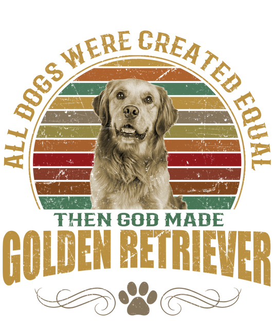 Golden Retriever Dog Lover Ready To Press DTF Transfer