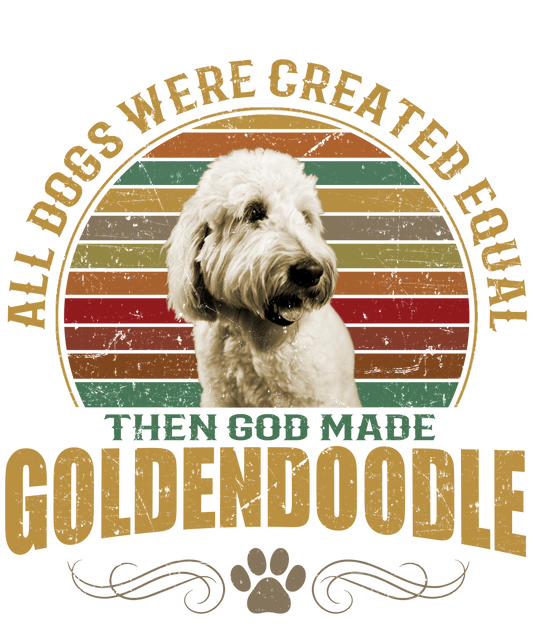 Goldendoodle Dog Lover Unisex Men’s T-Shirt Ready To Press DTF Transfer